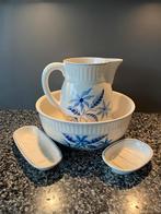 Antiek Duits wasstel - Krug, Kom en Zeepbakjes, Antiek en Kunst, Ophalen