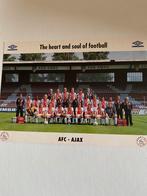 Ajax Elftal Kaart Seizoen '93-'94, Ophalen of Verzenden, Gebruikt, Ajax, Poster, Plaatje of Sticker
