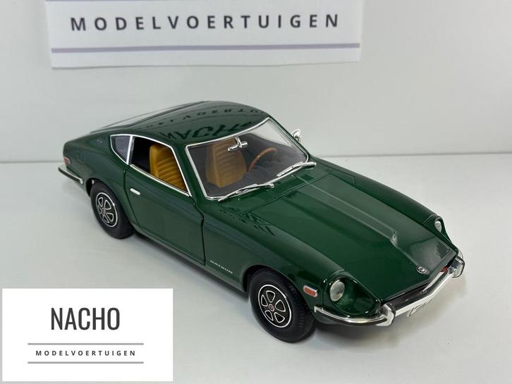 Datsun Nissan 240Z | Road Legends | schaal 1:18 | ZGAN, Hobby en Vrije tijd, Modelauto's | 1:18, Zo goed als nieuw, Overige merken