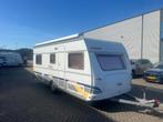 Ruime caravan - Dethleffs 510 (incl. inboedel & stapelbed), Caravans en Kamperen, Kachel, Stapelbed, Particulier, Dethleffs