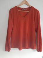 Tshirt v-hals Lange mouw Costes maat M, Maat 38/40 (M), Oranje, Ophalen of Verzenden, Lange mouw