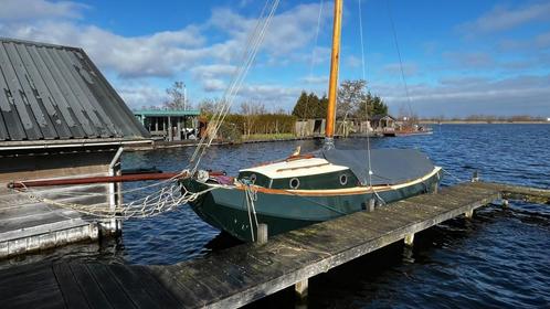 Zeeschouw (midzwaard) 8,25m - 27pk, Watersport en Boten, Platbodems, Gebruikt, 6 tot 9 meter, Staal, Diesel, Ophalen