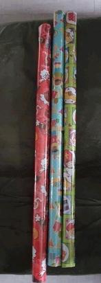 Sinterklaas inpak papier nieuw 3 rollen, Ophalen of Verzenden, Nieuw