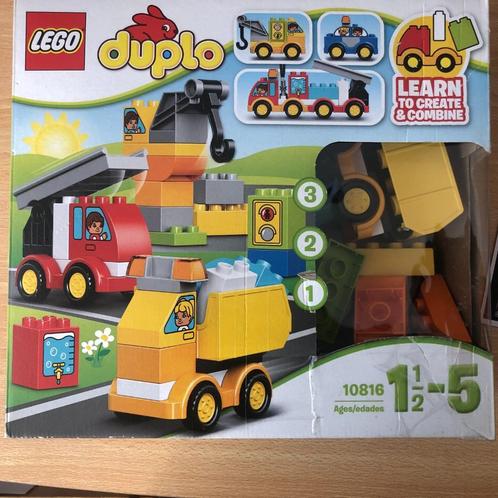 DUPLO 10816		3 vrachtauto's, Kinderen en Baby's, Speelgoed | Duplo en Lego, Zo goed als nieuw, Duplo, Ophalen of Verzenden