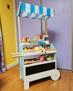 Marktkraam hout inclusief accessoires, Kinderen en Baby's, Speelgoed | Houten speelgoed, Ophalen, Gebruikt, Overige typen