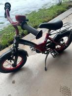 12 inch kinderfiets met zijwieltjes, Fietsen en Brommers, Ophalen, Gebruikt, Minder dan 16 inch, Zijwieltjes