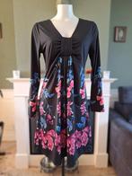 K-design K design zwart blauw roze jurk XL gratis verz, Kleding | Dames, K-design, Verzenden, Zwart, Maat 46/48 (XL) of groter