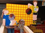 Voetbalbord hout te koop, Ophalen