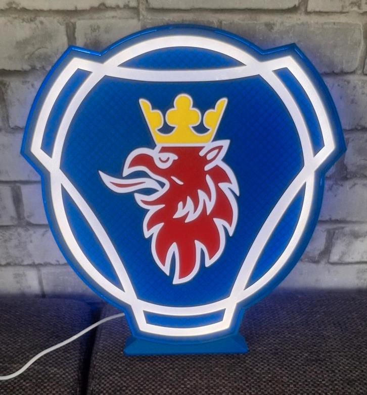 Scania lightbox, Verzamelen, Merken en Reclamevoorwerpen, Nieuw, Lichtbak of (neon) lamp, Ophalen of Verzenden