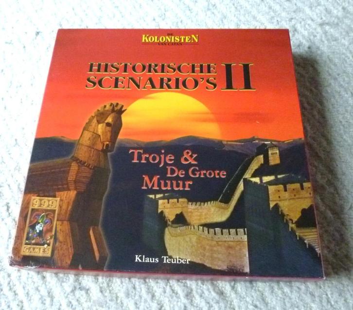 De Kolonisten van Catan, Historische scenario's 2 - compleet, Hobby en Vrije tijd, Gezelschapsspellen | Overige, Zo goed als nieuw