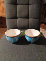 2 thee, soep kommen bekers Blond Amsterdam blauw, Blond Amsterdam, Ophalen of Verzenden, Zo goed als nieuw, Kom(men)
