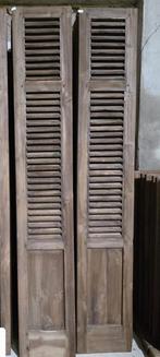 3 prachtige luiken van teakhout, Ophalen, Zo goed als nieuw