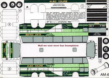 Setra Kassbohrer Elbo Tours bus bouwplaat Heino Holland beschikbaar voor biedingen
