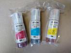 originele EPSON 102 ECOTANK inkt 3 stuks kleur, Ophalen of Verzenden, Nieuw, Cartridge, EPSON