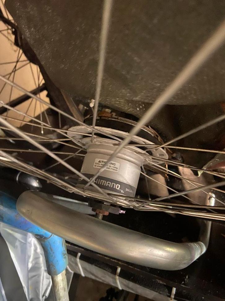 Fiets voorwielen met naafdynamo 24-28 inch, Fietsen en Brommers, Fietsonderdelen, Gebruikt, Algemeen, Wiel, Ophalen of Verzenden