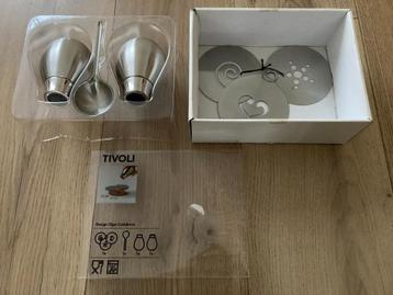 IKEA TIVOLI 6 pcs Barista Set Steel, NIEUW beschikbaar voor biedingen