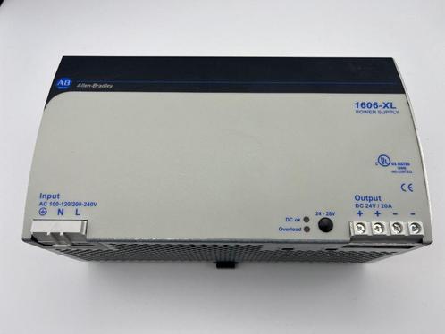 Allen-Bradley 1606-XL480EP 24V 20A 480W PSU, Hobby en Vrije tijd, Elektronica-componenten, Gebruikt, Verzenden