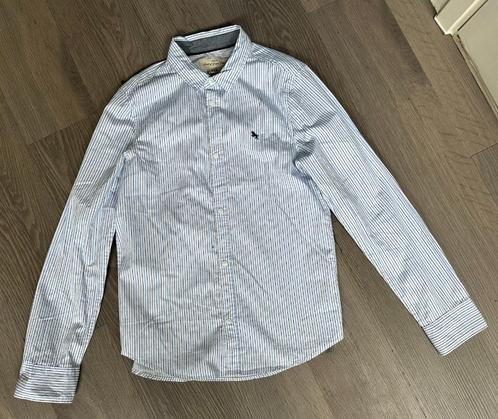 Casual H&M overhemd blouse overhemdje blauw gestreept 152, Kinderen en Baby's, Kinderkleding | Maat 152, Nieuw, Jongen, Overhemd of Blouse