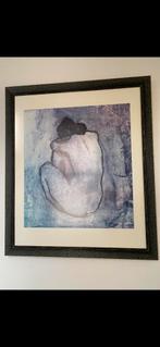Afbeelding Picasso’s Blue Nude,maatwerk lijst 110x130, Breda, Antiek en Kunst, Ophalen