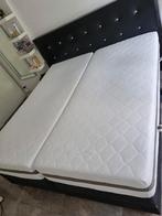 Elektrische  Boxspring met zwarte hoofdeinde 180x200 cm, Huis en Inrichting, Slaapkamer | Bedden, Ophalen, Zwart, Tweepersoons