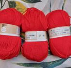 3 bollen rood wol (Royal), Hobby en Vrije tijd, Breien en Haken, Ophalen of Verzenden, Nieuw, Breien of Haken, Wol of Garen
