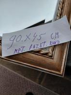 te koop een mooie spiegel  45 x 90 cm  met fazet rand, Huis en Inrichting, Ophalen of Verzenden, Rechthoekig, Minder dan 50 cm