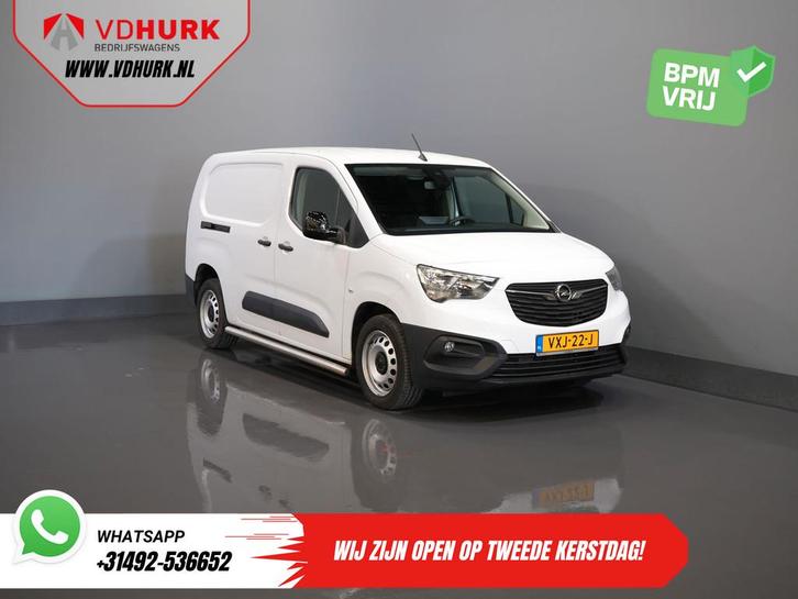 Opel Combo 1.5CDTi 100 pk L2 BPM VRIJ! (DEMO) NL Auto/ Carpl, Auto's, Bestelauto's, Bedrijf, Te koop, ABS, Airconditioning, Alarm