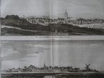 gravure Lochem en boekenstad Bredevoort H. Spilman 1743, Antiek en Kunst, Verzenden