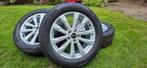 18" Audi Q3 F3 Tiguan Kodiaq velgen Continental all-season, 18 inch, Gebruikt, Banden en Velgen, Ophalen of Verzenden