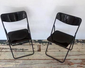 Vintage Ikea set klapstoelen Ted bruin beschikbaar voor biedingen