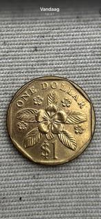 1x Singaporese MUNT: een one dollar uit 2006, Ophalen of Verzenden, Zuidoost-Azië, Losse munt