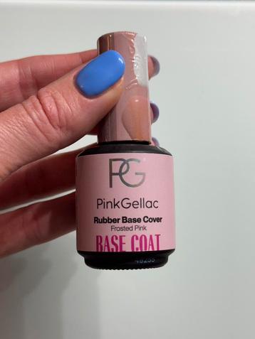 Pink Gellac Rubber Base Cover Frosted Pink beschikbaar voor biedingen