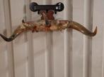 Unieke Bull Horn Kapstok, Ophalen of Verzenden, Gebruikt, Hout, Wandkapstok