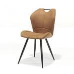 Eetkamerstoel Rebel stof soft cognac | Webshop, Huis en Inrichting, Stoelen, Modern design, Overige kleuren, Nieuw, Ophalen of Verzenden