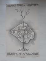 Poster Watersnoodramp Walcheren Plant een boom, Verzamelen, Posters, Rechthoekig Staand, Ophalen of Verzenden, Zo goed als nieuw