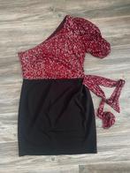 Bodyflirt Cocktail/Feestjurkje 44/46 Zwart Bordeaux glitter, Kleding | Dames, Jurken, Bonprix, Zwart, Maat 42/44 (L), Ophalen of Verzenden