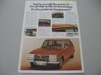 REN 172 knipsel Renault 16 TX advertentie 1974 + Nissan ESV, Boeken, Ophalen of Verzenden, Zo goed als nieuw, Renault