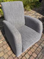 Grijze Stoffen Fauteuil 2 stuks, Huis en Inrichting, Fauteuils, Ophalen, Gebruikt, Stof, 75 tot 100 cm