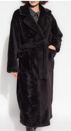 UGG  faux fur wrap coat maat M, Maat 38/40 (M), UGG, Zwart, Nieuw