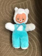 Jaren 70 vintage rubber face Sonneberg knuffel beer / poes, Ophalen of Verzenden, Zo goed als nieuw, Poes