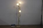 Vintage 3-Koppige Metalen Vloerlamp in Florentijnse Stijl, Ophalen of Verzenden, Niet ingevuld, Niet ingevuld, Niet ingevuld