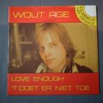 45t. waut age. love enough. 't doet er niet toe. ex, Ophalen of Verzenden, 7 inch, Pop, Single