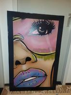 Street art graffiti schilderij l, Ophalen