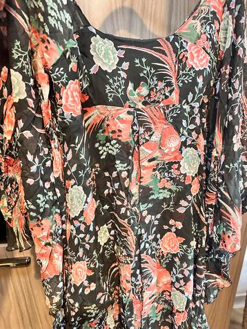 Vintage Vera Mont Paris Jurk S/M 80s Bloem beschikbaar voor biedingen
