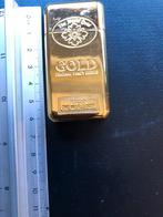 Mooie Gold aansteker met rode vlam, Verzenden, Zo goed als nieuw, Aansteker