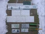 6m2 antieke metrotegels 12x18cm wit groen div randtegels