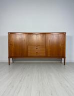 Vintage H.W. Klein Bramin Teak Highboard Dressoir Deense 60s, Huis en Inrichting, Kasten | Dressoirs, Teakhout, Ophalen of Verzenden