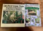 2 boeken over tuinieren in potten, Ophalen of Verzenden, Gelezen, Tuinieren en Tuinplanten