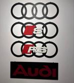 !!! UNIEKE COLLECTIE AUDI METALEN BORDEN HANDMADE 100X35 !!!, Verzamelen, Auto's, Ophalen of Verzenden