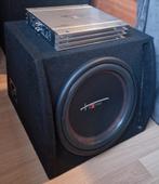 Subwoofer met kabels. Excalibur X1 Basspack (evt incl Radio), Auto diversen, Autospeakers, Ophalen, Zo goed als nieuw